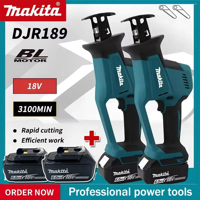 Metal Saw Reciprocating - Makita DJR189 Cordless Electric Reciprocating Saw
