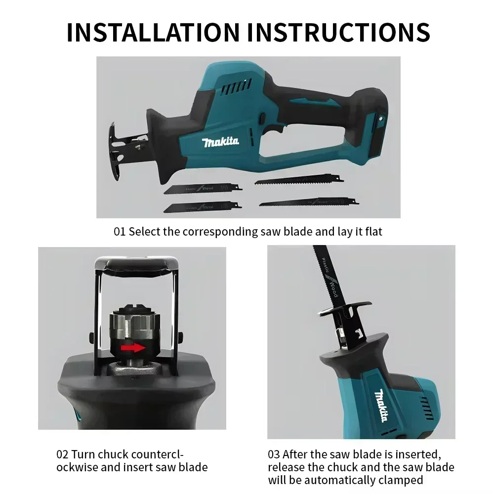 Makita DJR189 Cordless Electri - огляд і ціна Metal Saw Reciprocating