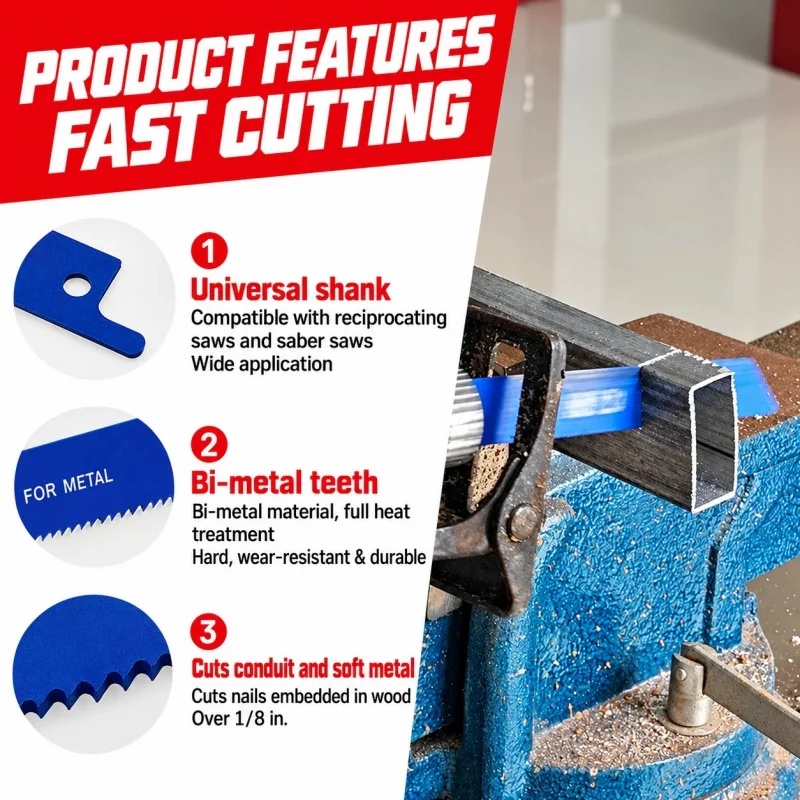 200/300mm 24TPI Reciprocating  - огляд і ціна Metal Saw Reciprocating